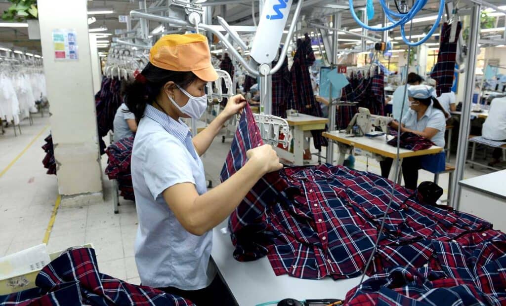 Vietnam shirt factory