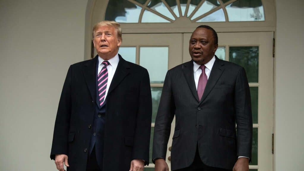 Trump kenyata