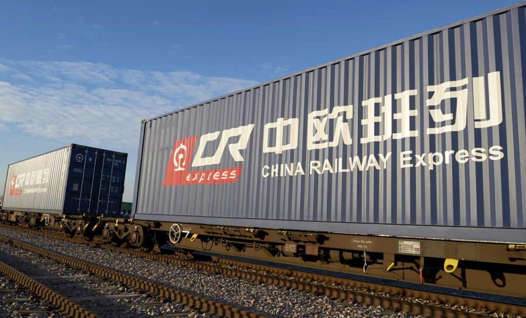 Eurasia rail arrives in London