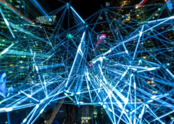 Abstract art blur Blockchain