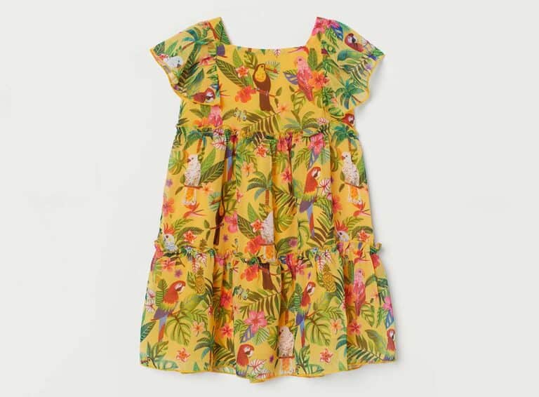 H&M-x-Emma-Jayne---Girl---Yellow-Bright-Animals-Printed-Dress---HKD-229_100%-polyester-(0811636)