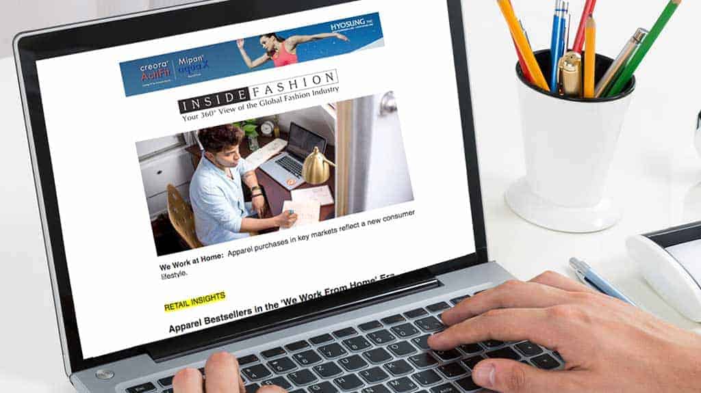 Laptop with MMB2 newsletter