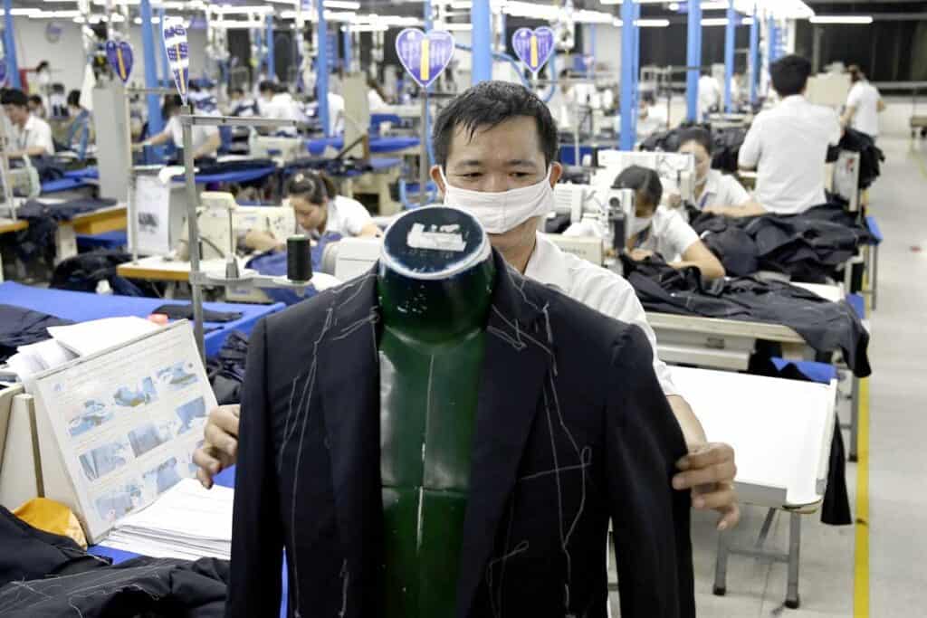 Vietnam garment factory
