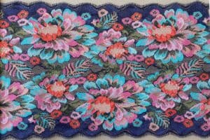 Brunet International lace with digital printing