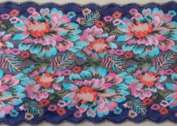 Brunet International lace with digital printing