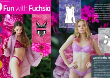 Fuchsia lingerie