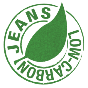 Low carbon jeans stamp