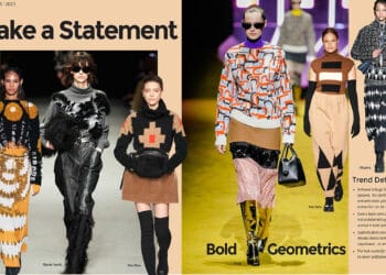 Geometric Statement Knits