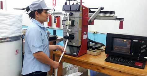 Strict quality control backs up S.R. Spinnings products