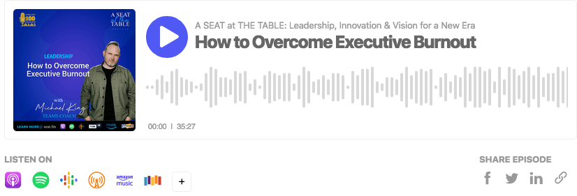 Michael King podcast episode