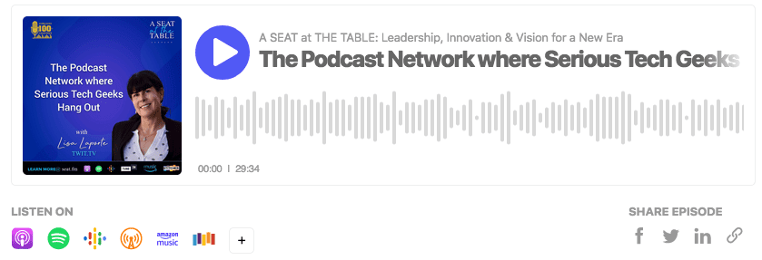 Lisa Laporte podcast
