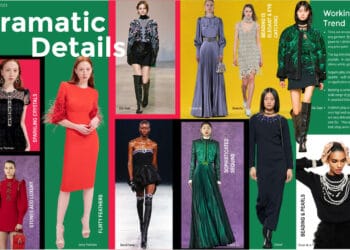 Trims Dramatic details