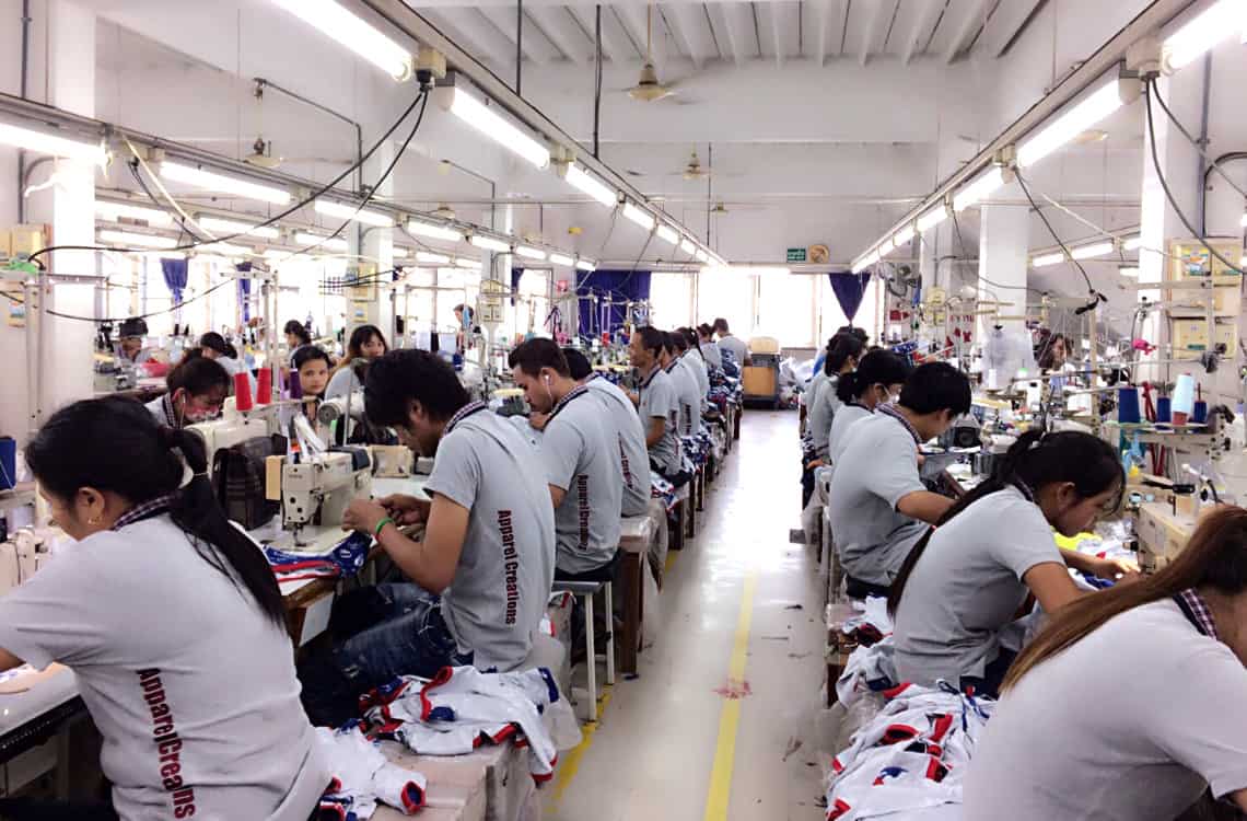 Apparel Creations factory hero