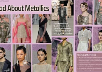 Mad About Metallic Couture Materials