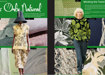 Nature inspired knitwear