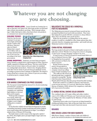 InsideFashion Inside Markets Apr23