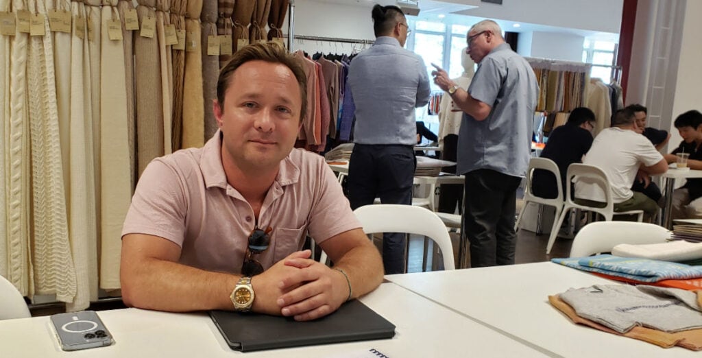 Perry Swatzburg at Arrow Yarns