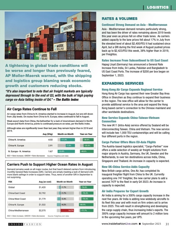 Logistics Sept