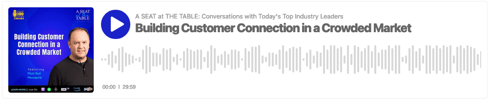 Matt Bell talks about building customer connection