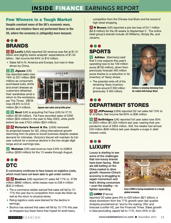 Earnings Report Nov23