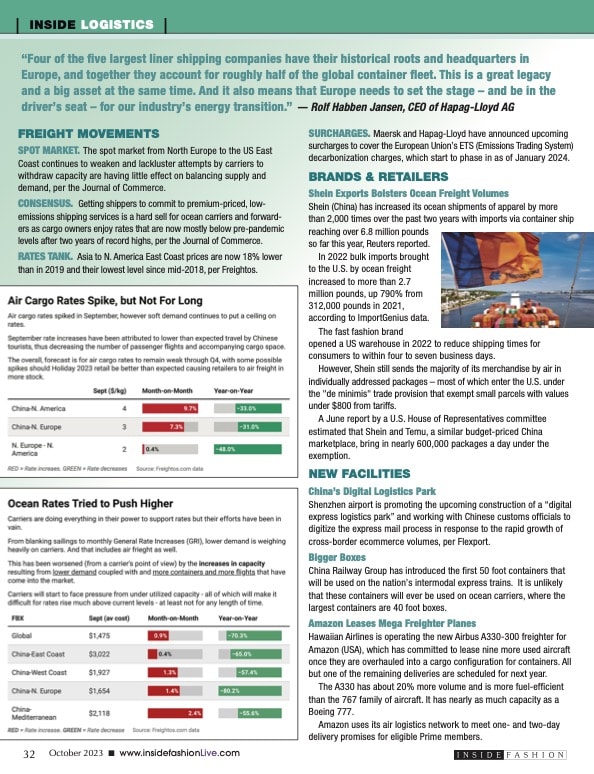 Logistics InsideFashion Oct23