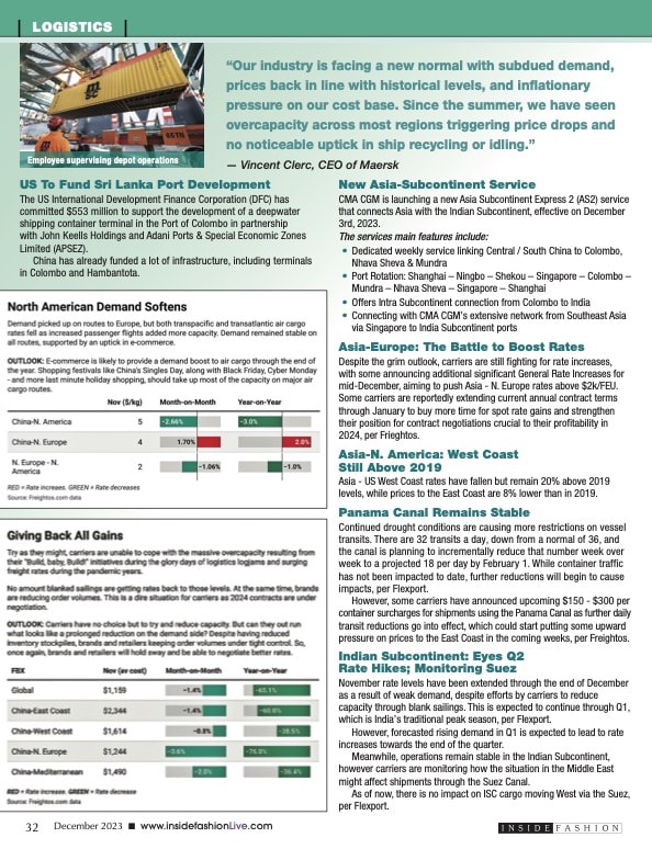 Logistics Dec23 INSIDEFASHION