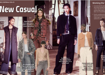 A fashion magazine with a new casual look.