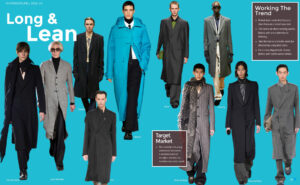 Long & lean men's coats.