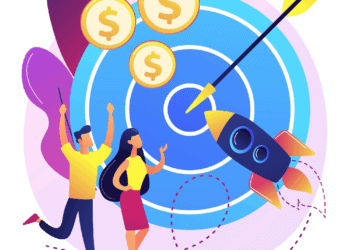 Bulls Eye Target Purple vector