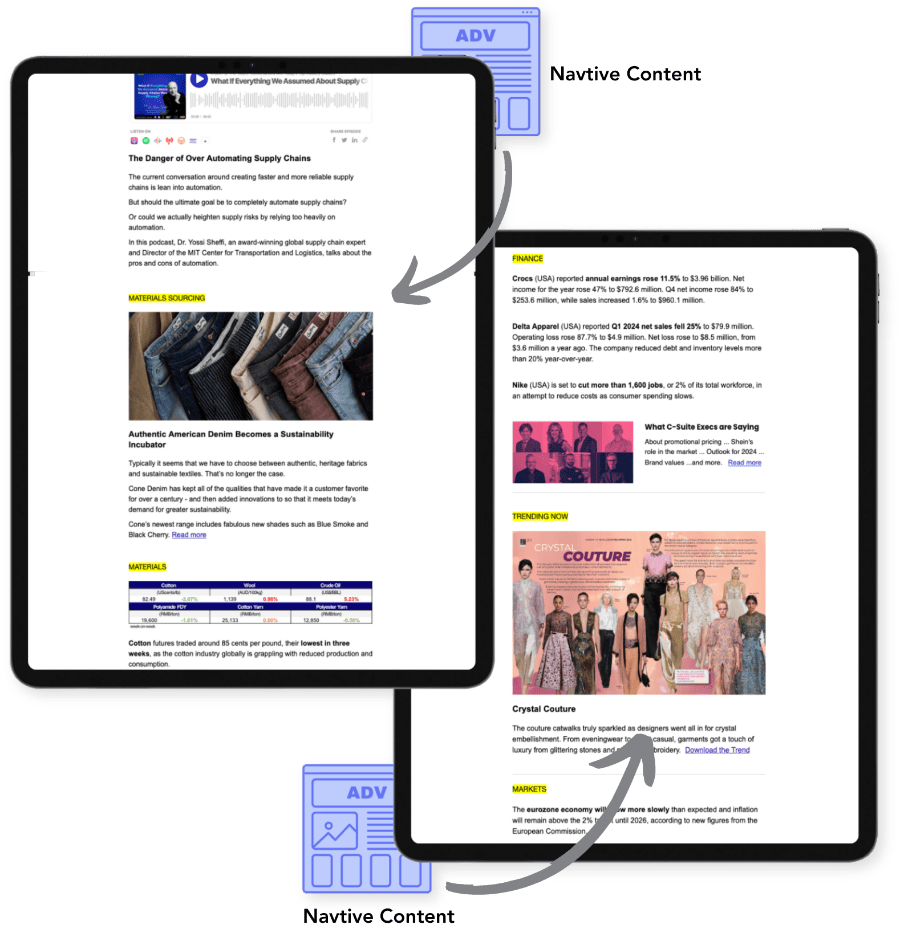 Navtive Content Examples