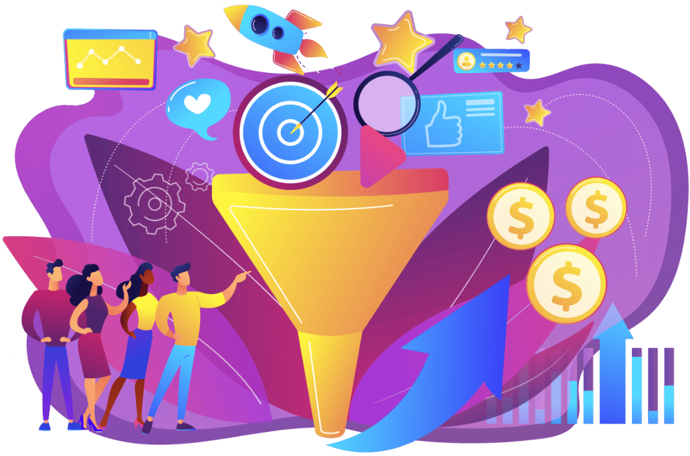 Sales Funnel vector