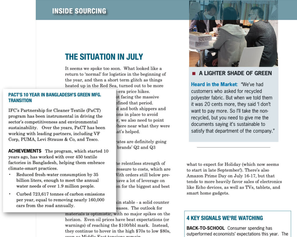 sourcing data for apparel professionals