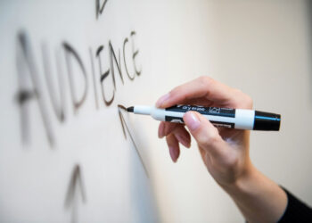Marketing audience white board