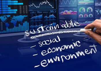 Managing sustainability data with ERP