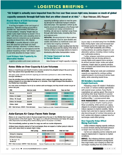 Logistics April 2026 page