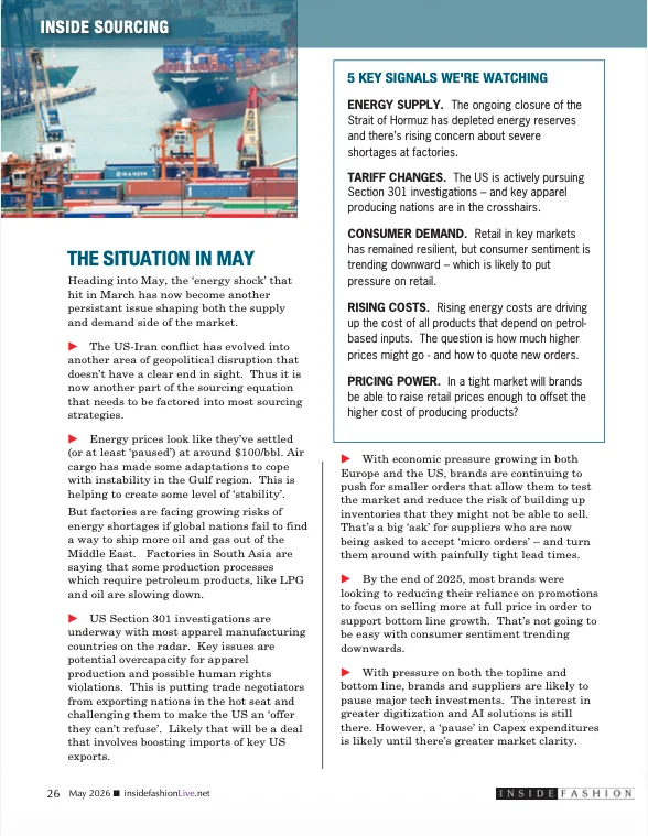 Inside Sourcing May