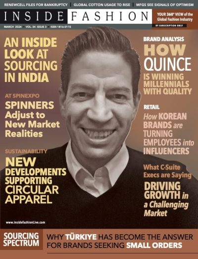 Inside Fashion March 2024 issue featuring Stephen Patton